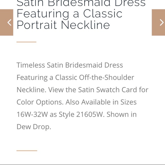 Brand new mori lee bridesmaid dress size 6 - Picture 12 of 14